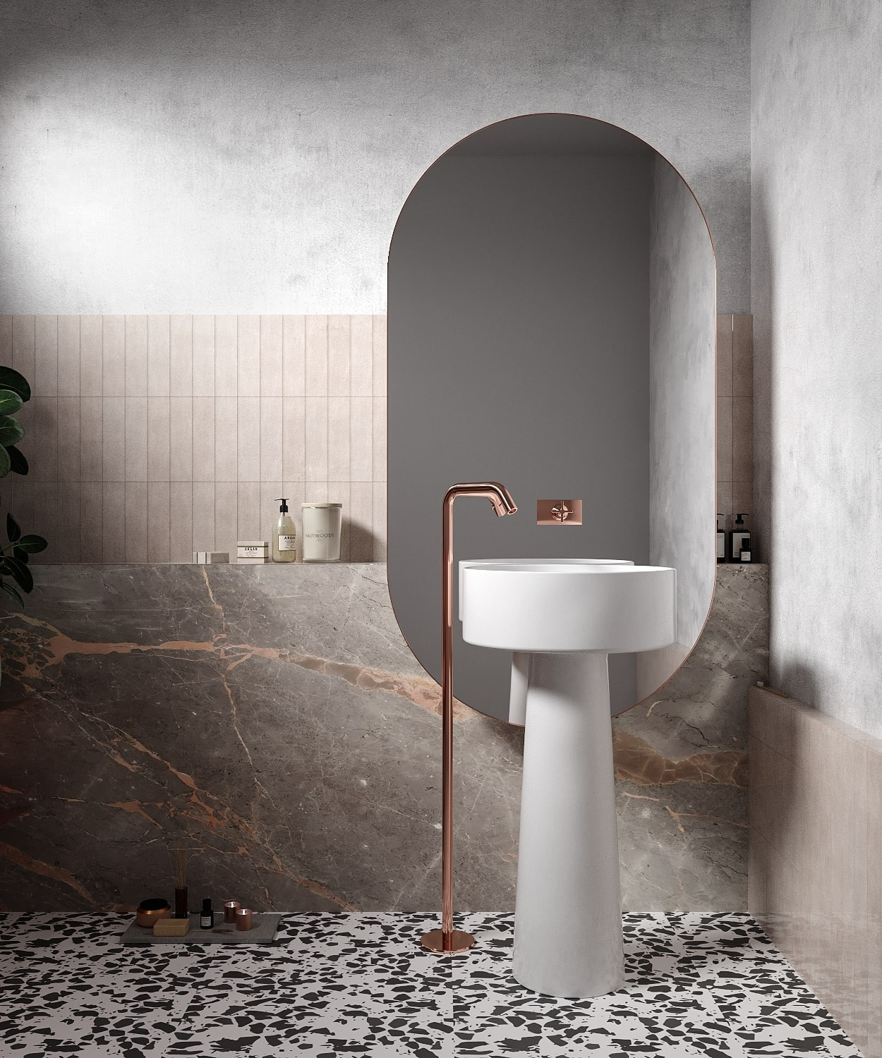 Concept Bathroom 2020. Топоровский Владислав 3д Визуализатор