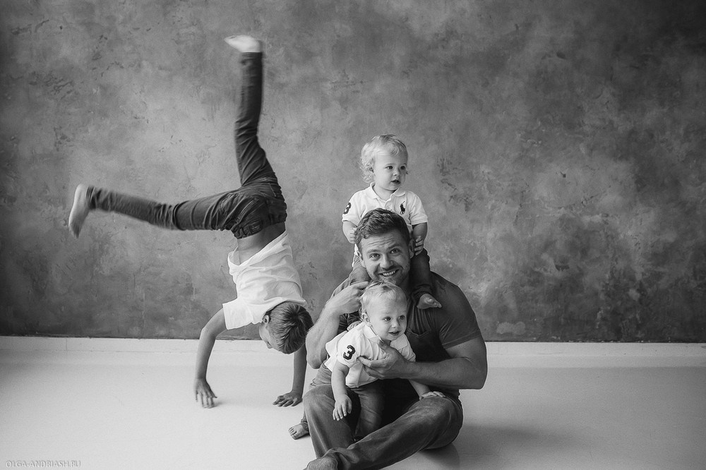 Семейная в студии. Семейный, портретный и свадебный фотограф в Санкт-Петербурге и Москве