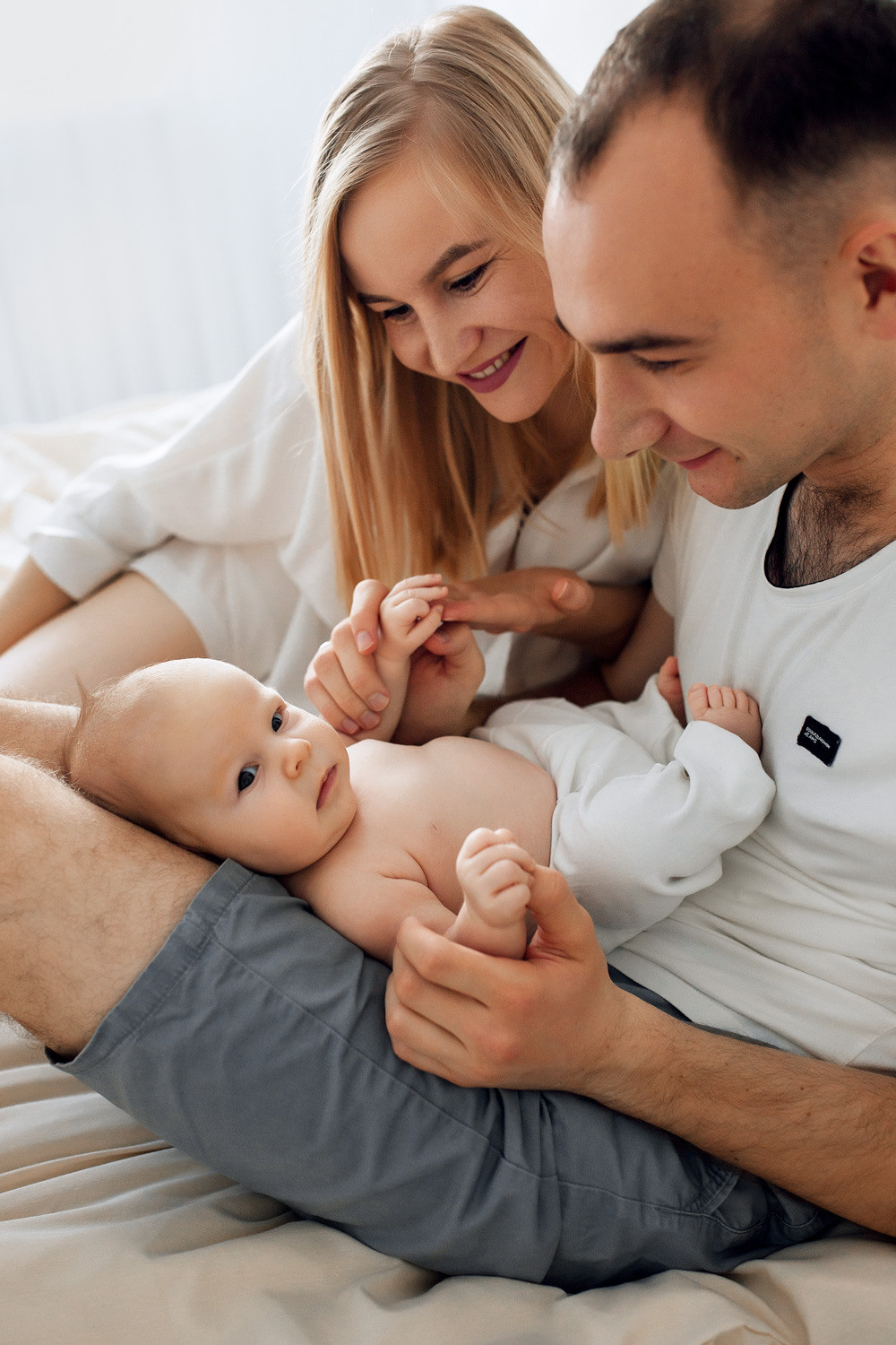 Фотосессия младенца 3 месяца. Фотограф новорожденных Оксана Полевская