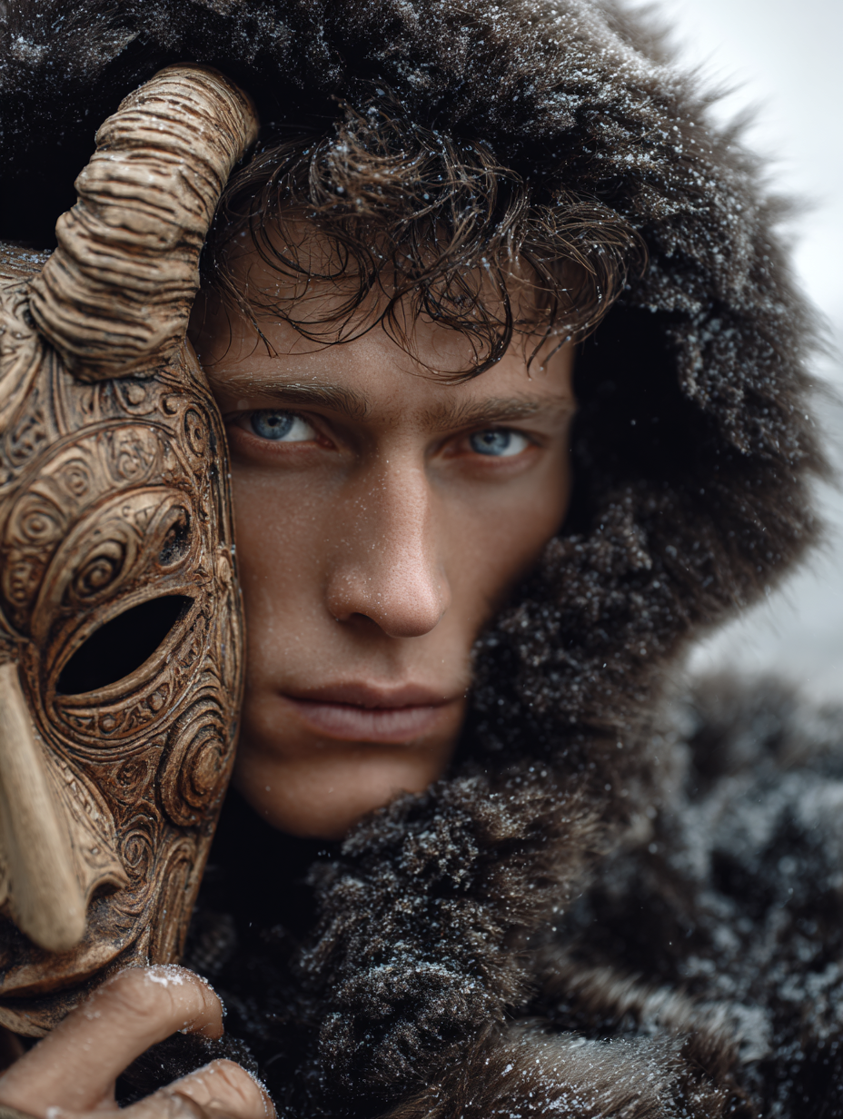 AI образ в этническом стиле, художественный визуал к теме Масленицы