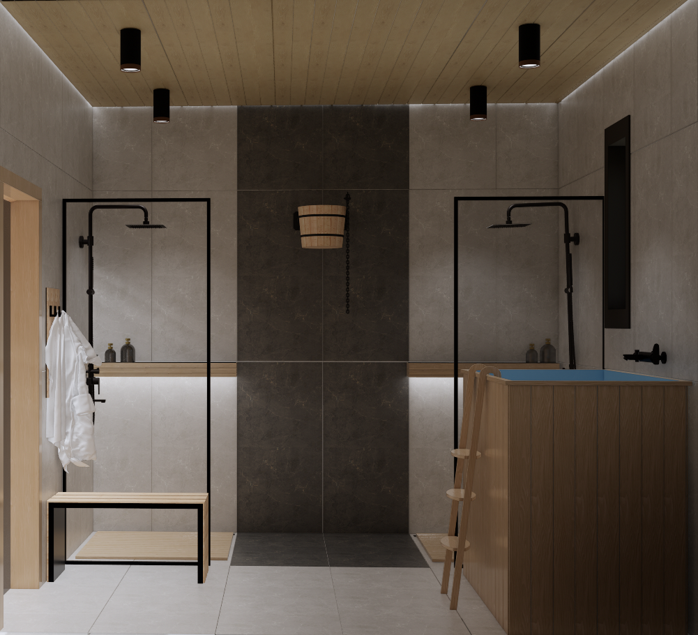 Дом-баня для сдачи в аренду 160 кв. м. Дизайнер интерьеров г. Москва Ольга Богданова