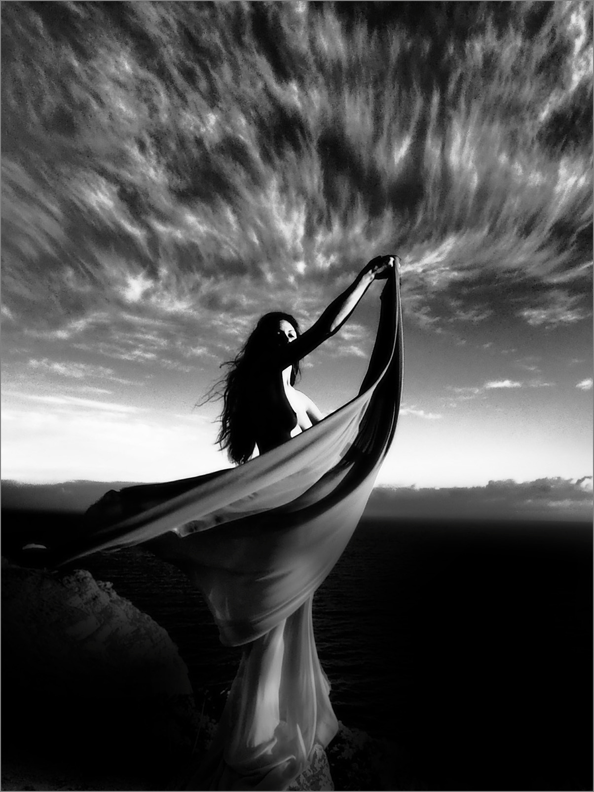 Ню в Крыму (Монохром). Московский фотограф Дмитрий Потапов