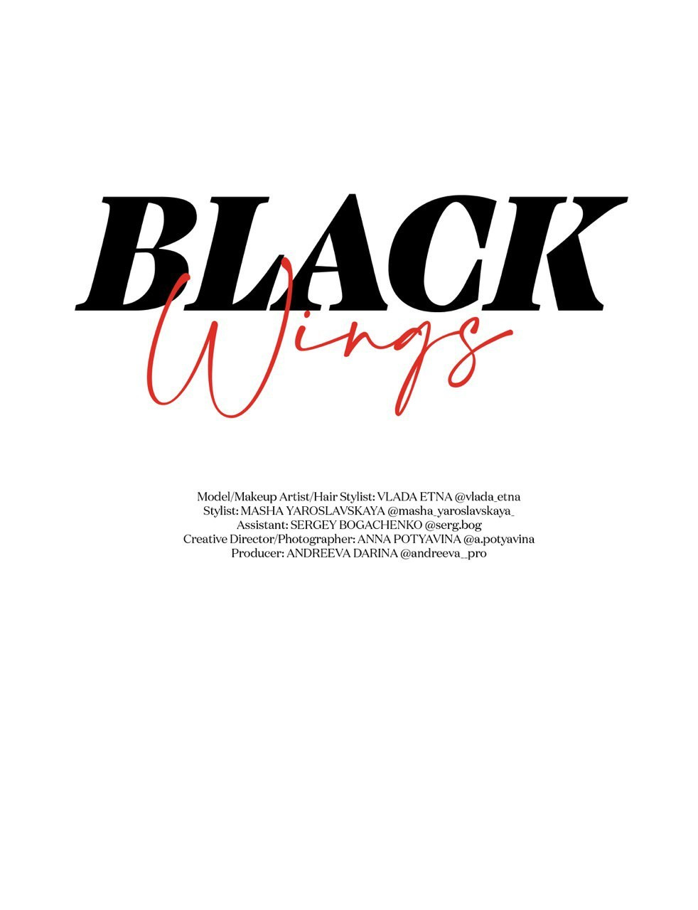 Фотосессия с Черным Вороном. Анна Потявина. Фотограф Москва