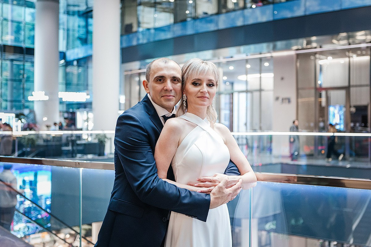 Регистрация и прогулка в Сити. Фотограф Анна Анисимова. Свадьбы, портреты, творческий репортаж