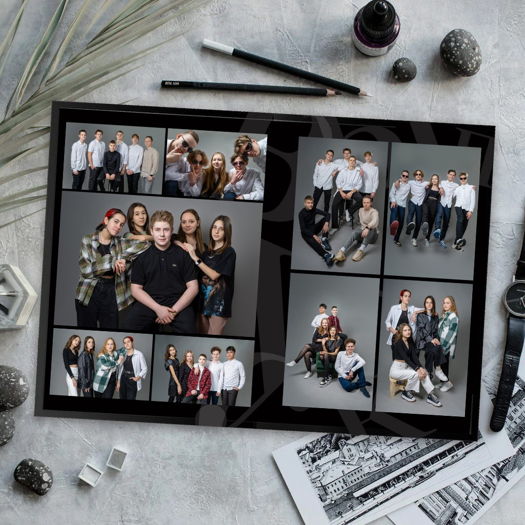 «Черный с цитатами» 3900р. Семейный и детский фотограф в Нефтеюганске Виктория Кудрявцева