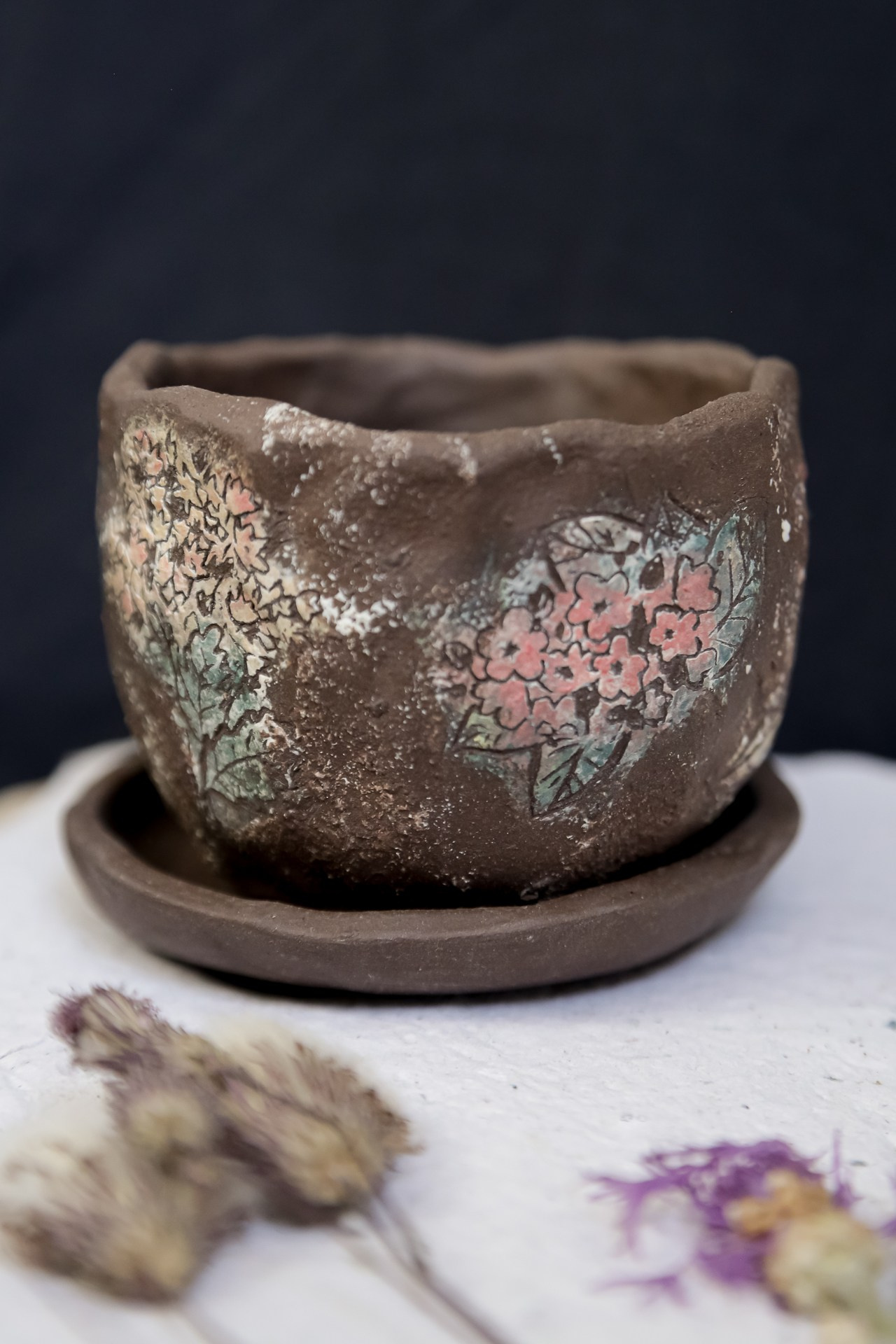 Горшочек с цветами 700 р. Катя Цвет