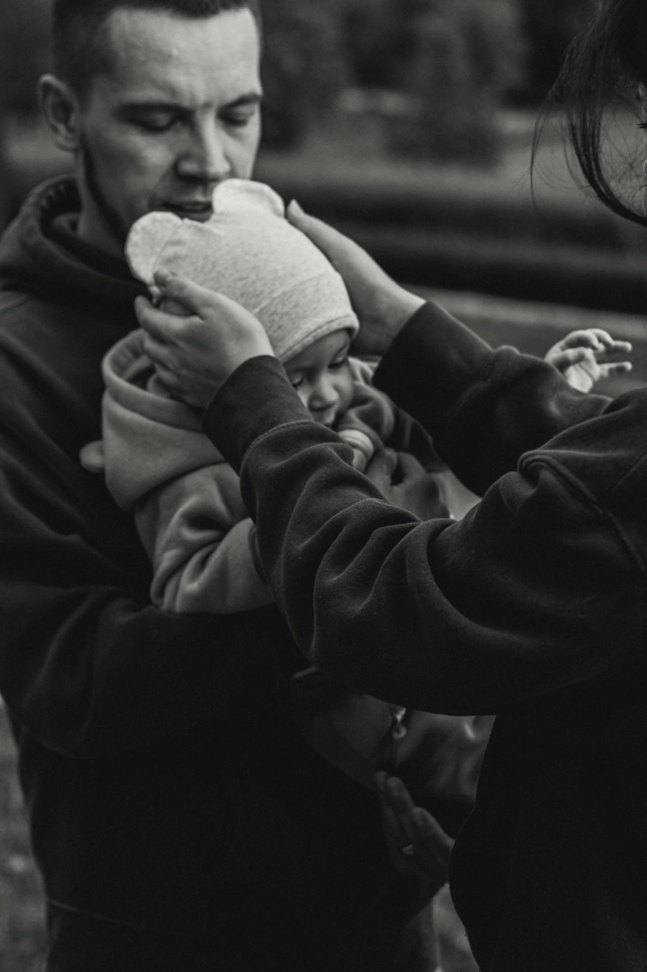 Анечка с папой и мамой. Семейный фотограф Полина Легачева