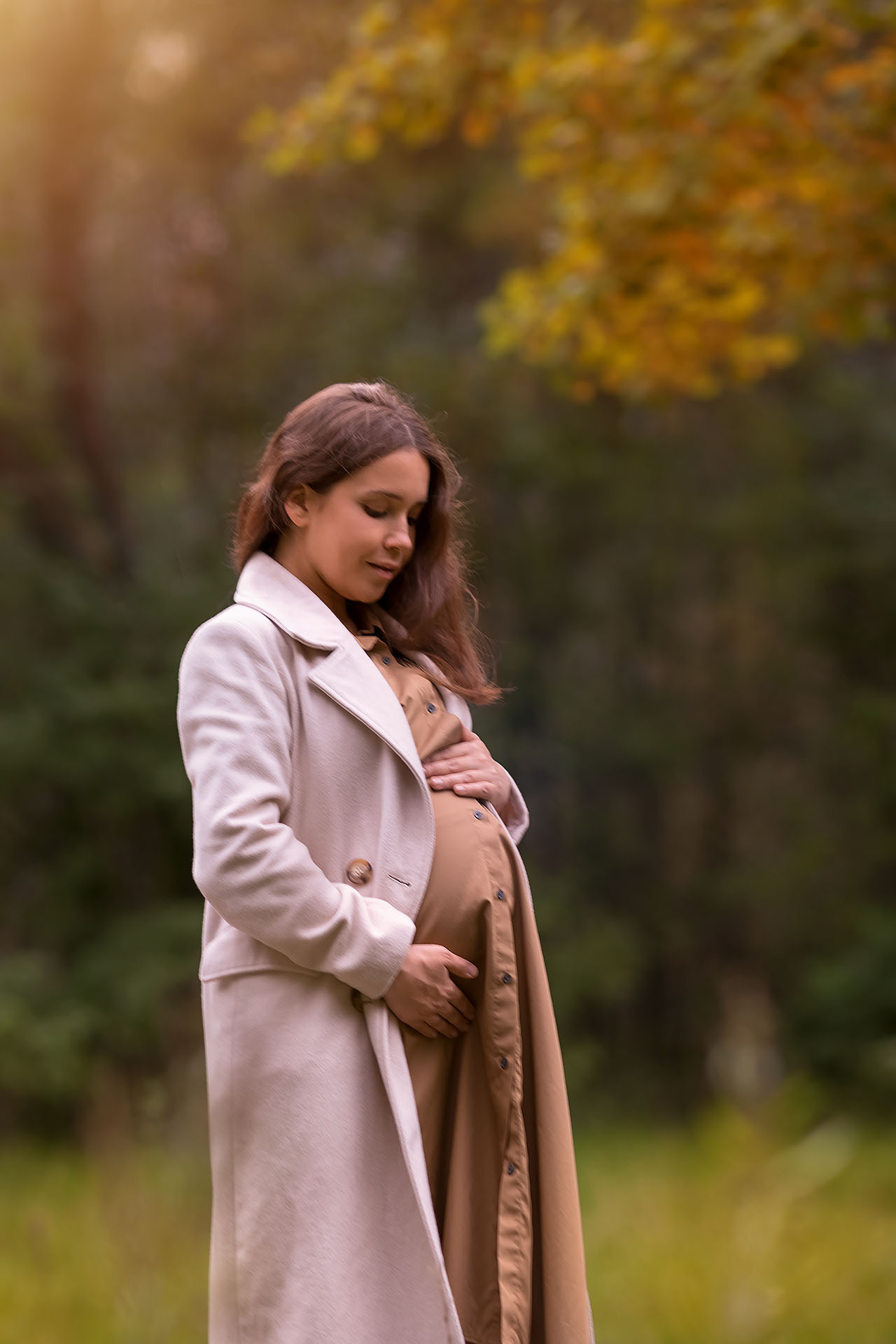 Фотосессия беременности на природе. Фотограф Юлия Кондратьева