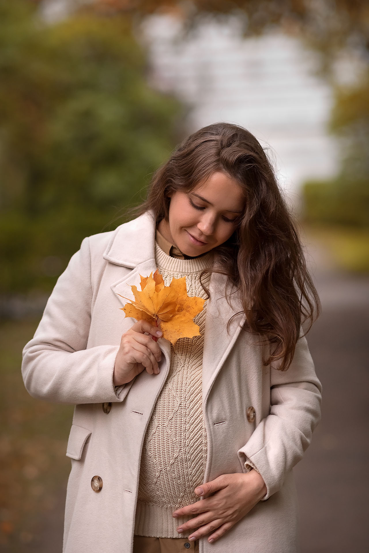 Фотосессия беременности на природе. Фотограф Юлия Кондратьева