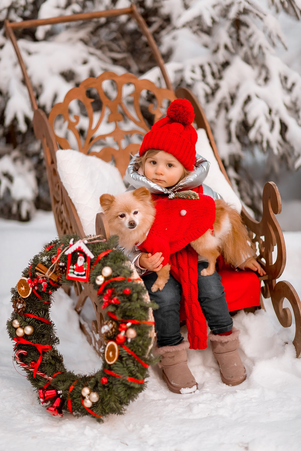 Зимние фотосессии. Katerina Schastlivaya