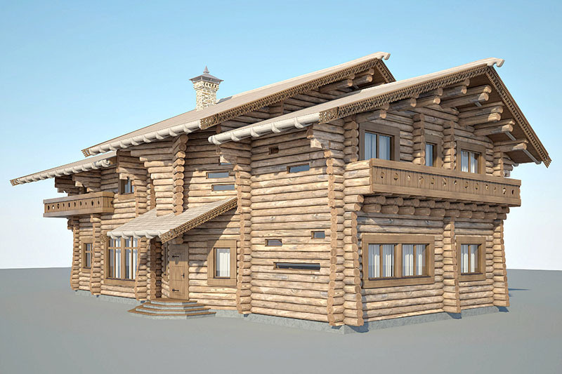 Дом «Лодья». Новое Старое — русское деревянное зодчество