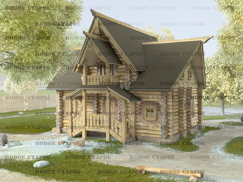 Дом «Затейник». Новое Старое — русское деревянное зодчество