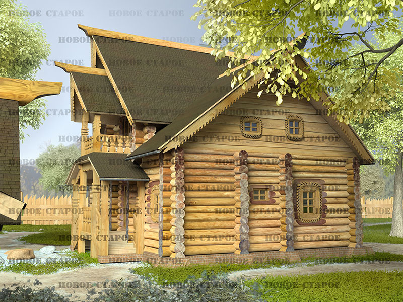 Дом «Затейник». Новое Старое — русское деревянное зодчество