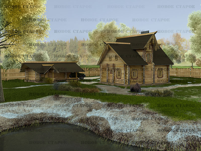 Дом «Затейник». Новое Старое — русское деревянное зодчество