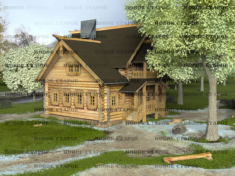 Дом «Затейник». Новое Старое — русское деревянное зодчество