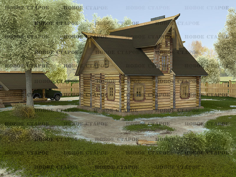 Дом «Затейник». Новое Старое — русское деревянное зодчество