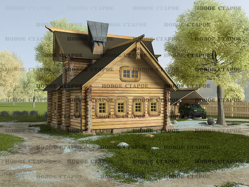 Дом «Затейник». Новое Старое — русское деревянное зодчество