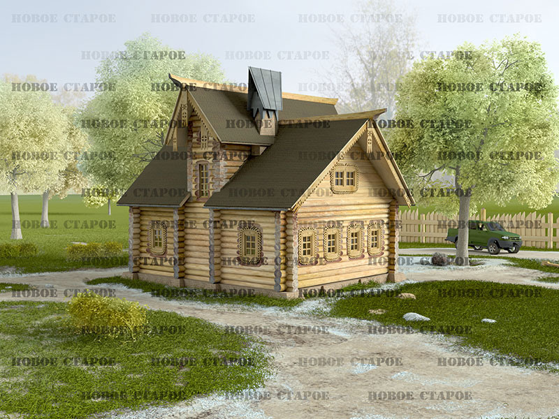 Дом «Затейник». Новое Старое — русское деревянное зодчество