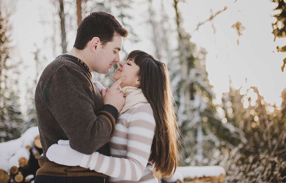 Зимняя лавстори Игорь+Маргарита. Фотограф в Варшаве Анна Розова