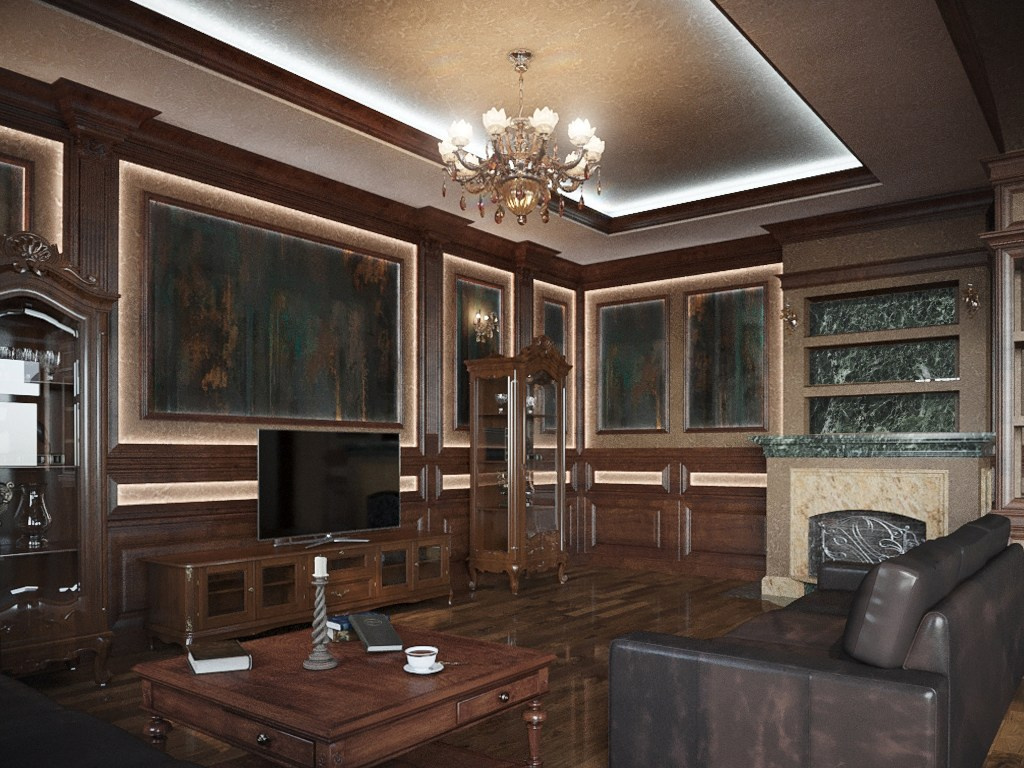 Интерьер частного жилого дома, ул. Деловая