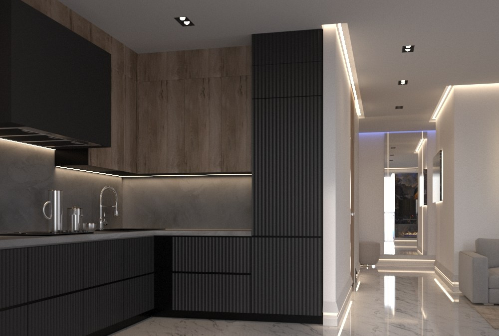 Дизайн проект в клубном доме ЖК Luzhniki Collection