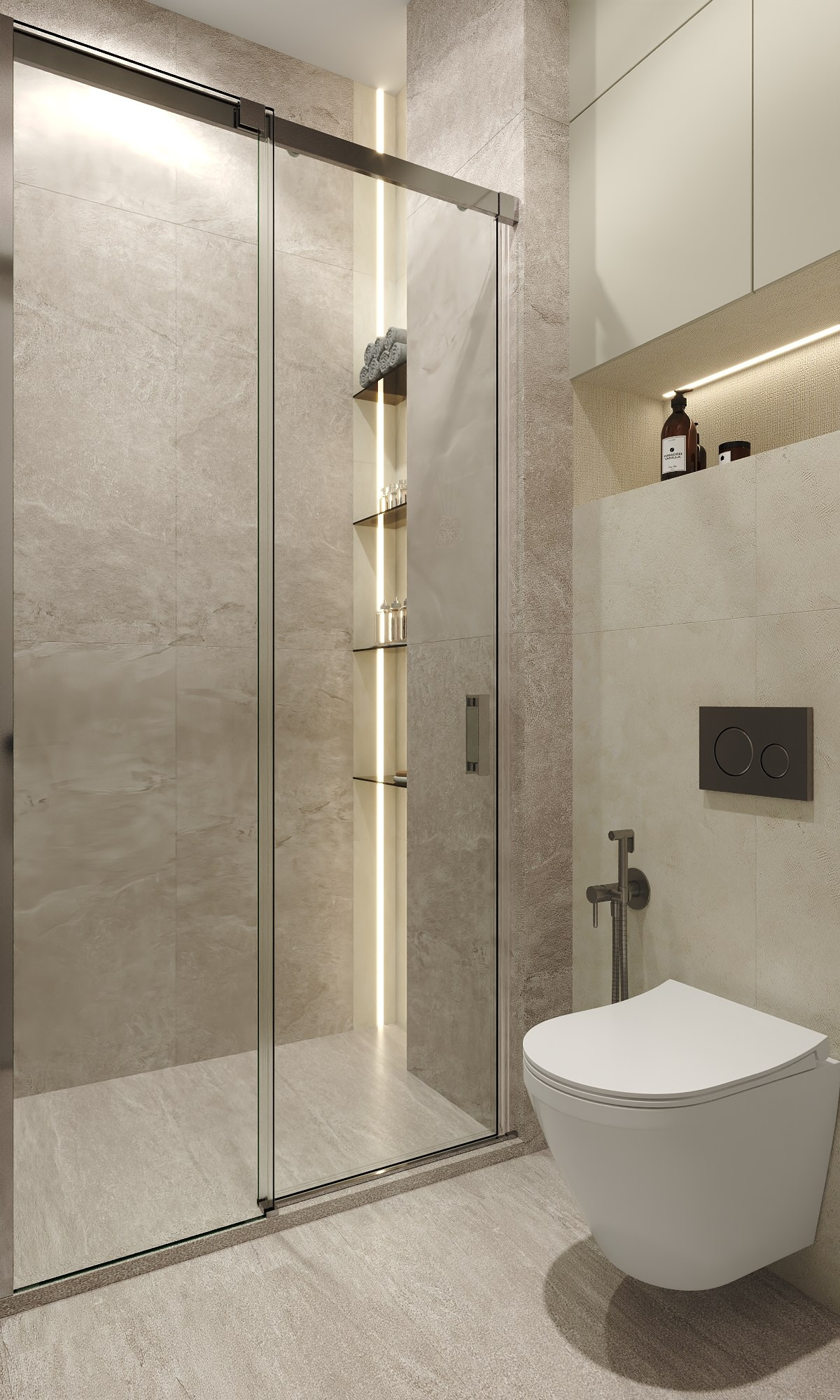 Serenity in Light & Beige. 3D Визуализация