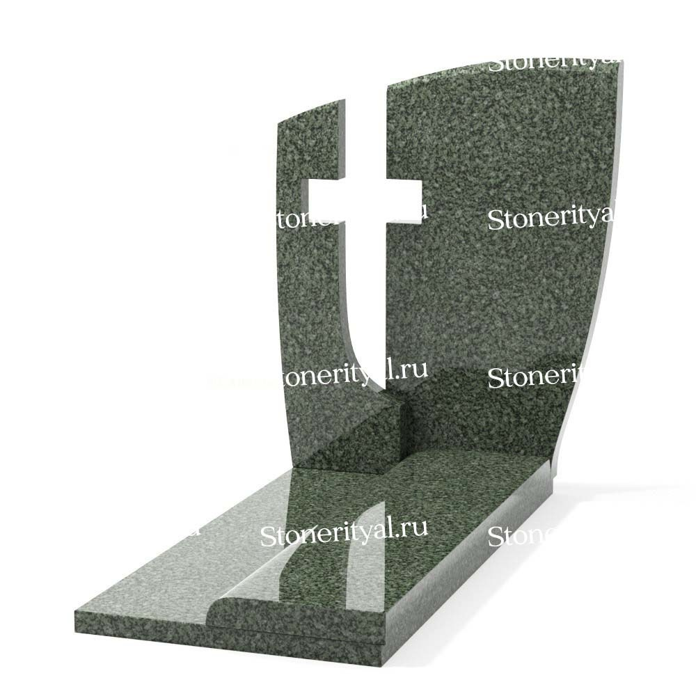 Комбинированные памятники на одного. Изготовление и установка памятников в Москве и МО