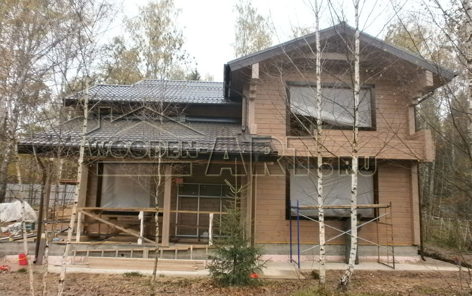 «Поляна» 288 кв. м. Проекты деревянных домов