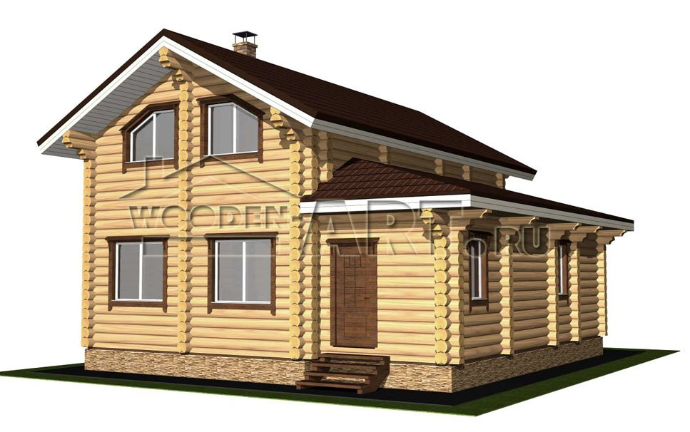 «Журавлево» 182 кв. м. Проекты деревянных домов