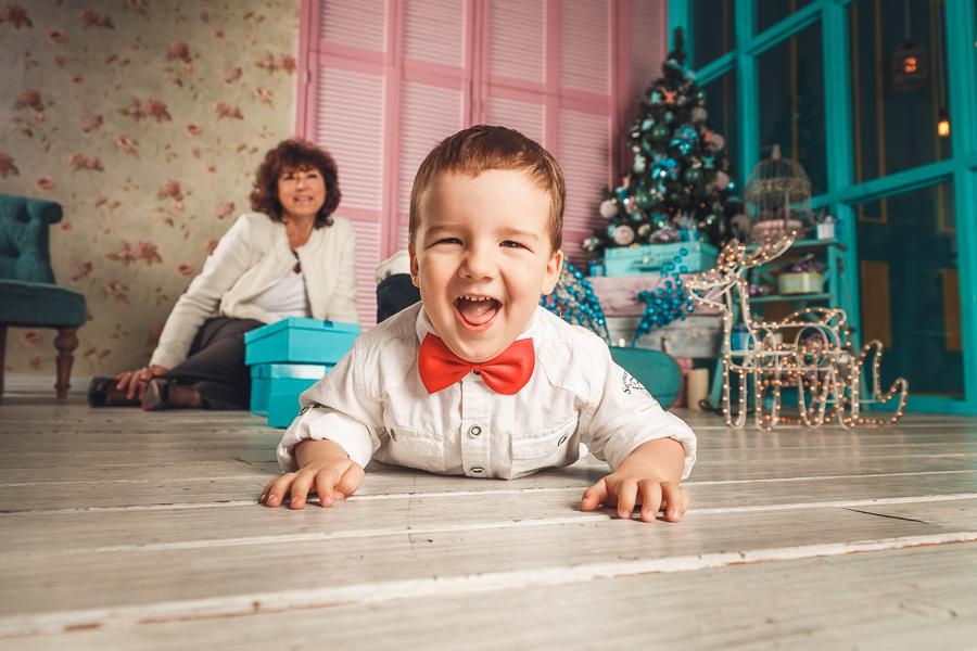 Новогодняя семейная фотосессия. Фотограф Наташа Румянцева