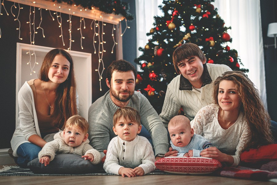 New Year Family. Фотограф Наташа Румянцева