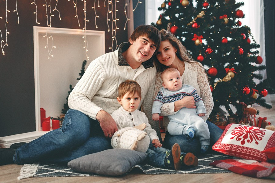 New Year Family. Фотограф Наташа Румянцева