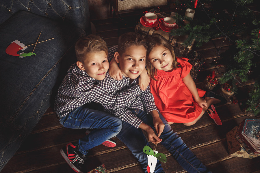 Детки-конфетки | Новогодняя фото съемка. Фотограф Наташа Румянцева