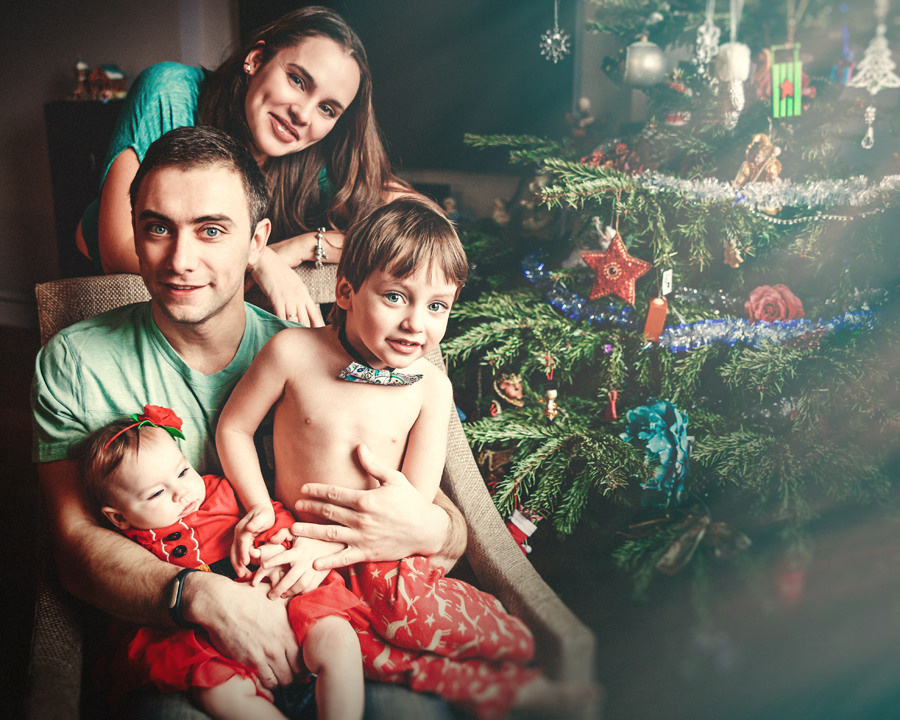 Новый Год в кругу Семьи. Фотограф Наташа Румянцева