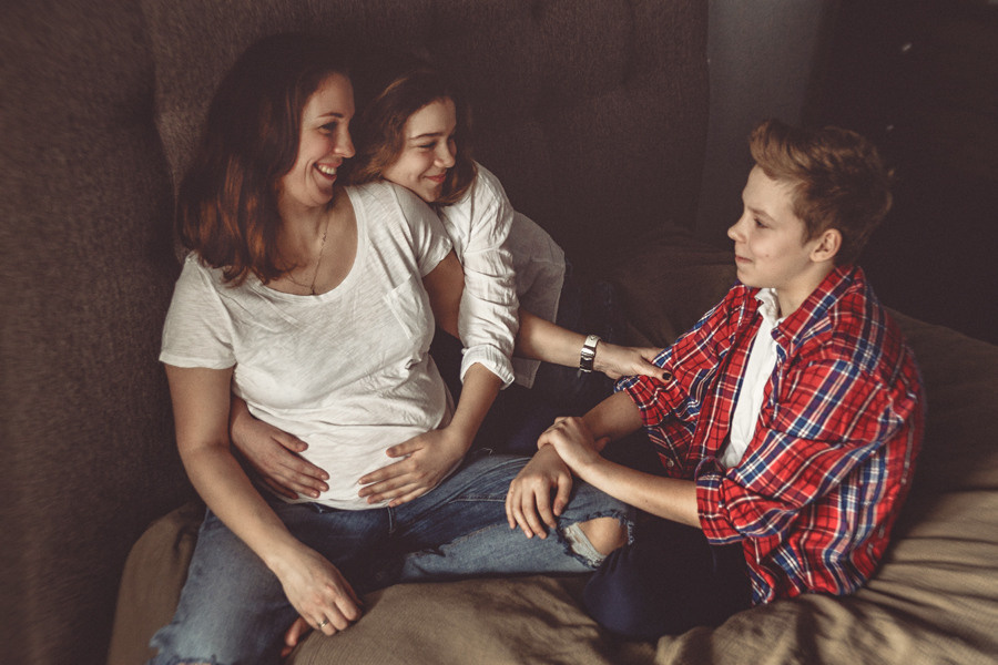Maria & Kids | В ожидании Чуда. Фотограф Наташа Румянцева