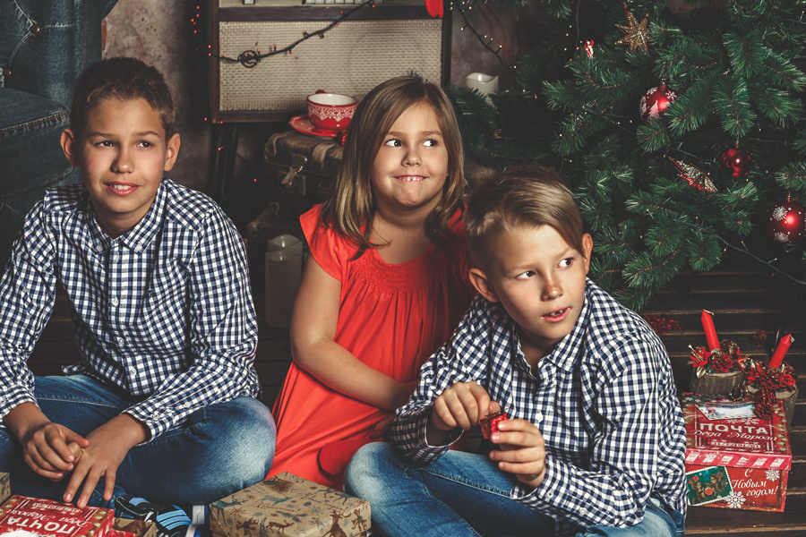 Детки-конфетки | Новогодняя фото съемка. Фотограф Наташа Румянцева