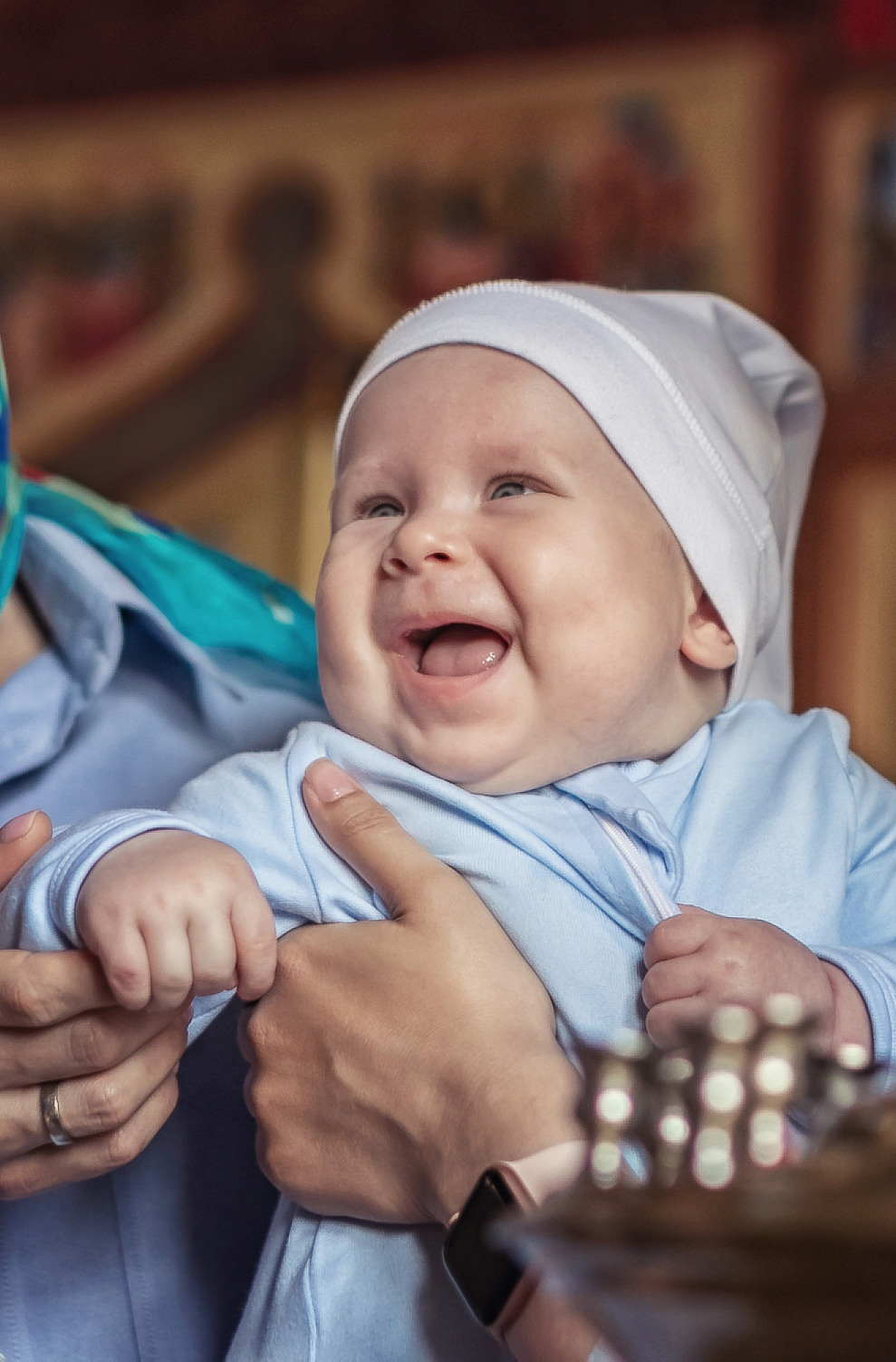 Крещение в Троицком храме в Королеве 20.05.2021. Фотограф крещения и венчания Антонова Надежда г. Москва