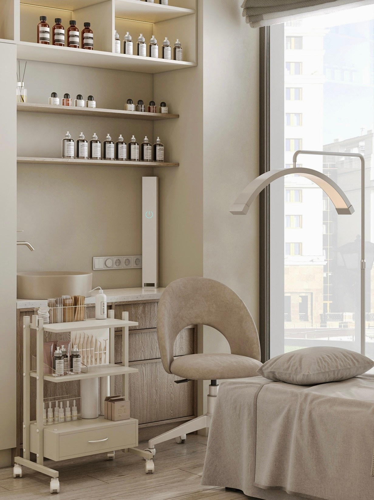 FACIAL BEAUTY STUDIO. Бастракова Валерия — дизайнер интерьера с архитектурным образованием