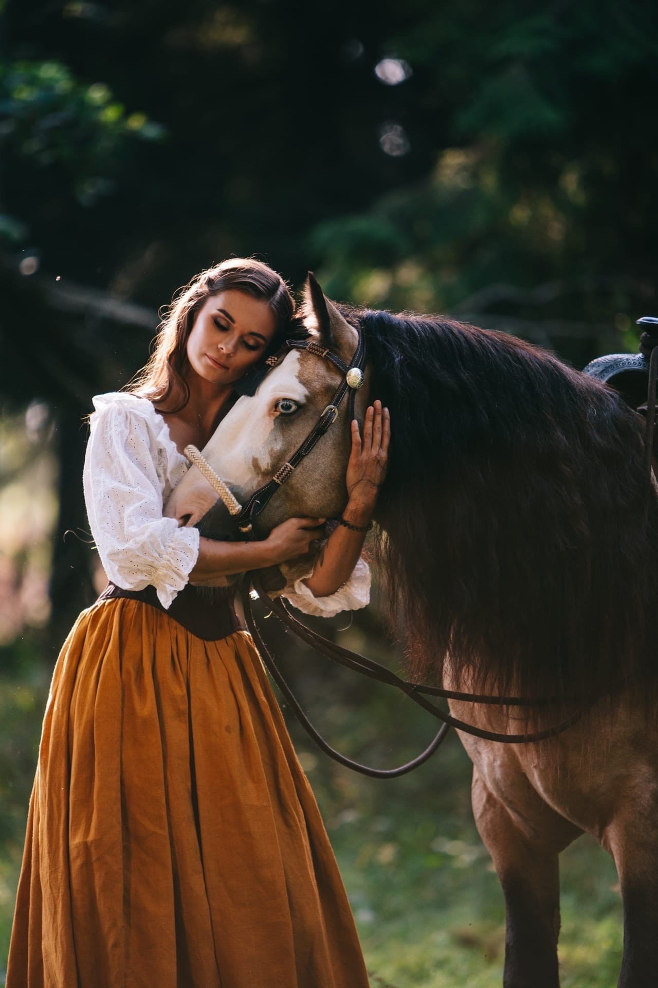 Арина и Харди. Фотосессии с лошадьми