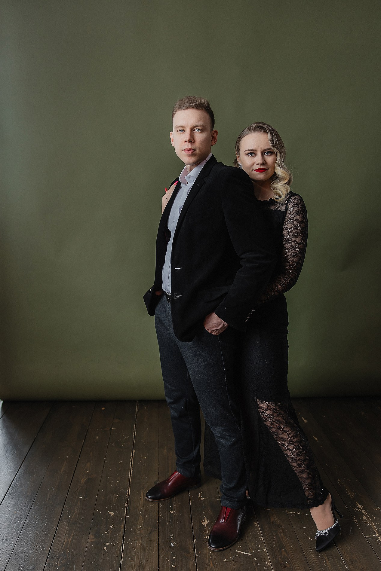 Love story в студии. Фотограф Олеся Жомер