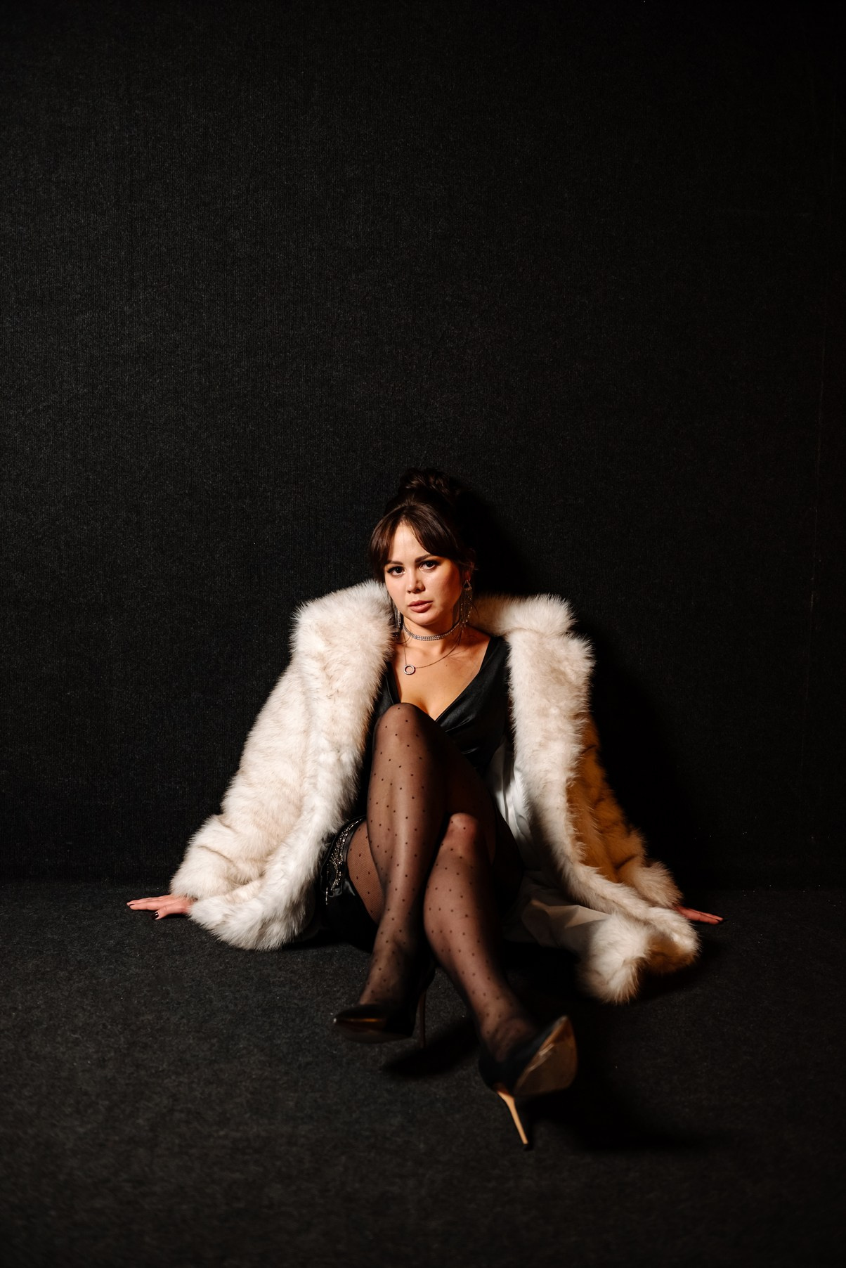 Индивидуальная. В шубке. Свадебный и сеейный фотограф в Санкт-Петербурге Елена Худякова