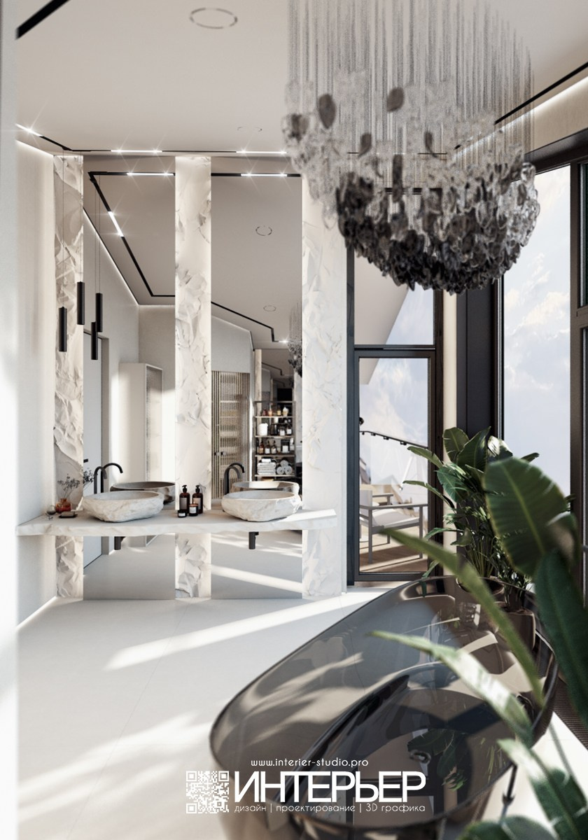 Дизайн-проект Дома Константина и Олеси. Дизайн интерьера, 3D визуализация и 3D моделирование. Создание проектов и чертежей. КМВ: Кисловодск, Пятигорск, Ессентуки и удаленно