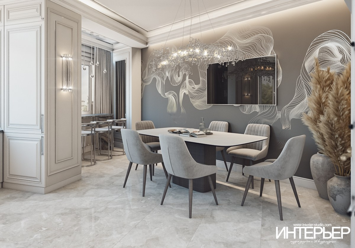 Дизайн-проект квартиры в ЖК на ул. Дзержинского г. Кисловодск. Дизайн интерьера, 3D визуализация и 3D моделирование. Создание проектов и чертежей. КМВ: Кисловодск, Пятигорск, Ессентуки и удаленно