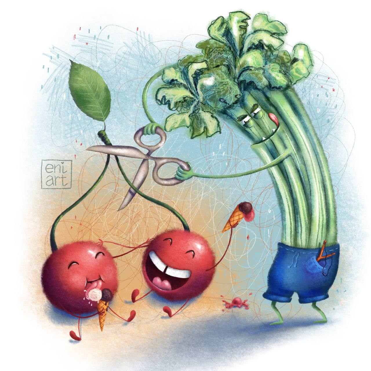 Овощная серия, злодей-сельдерей