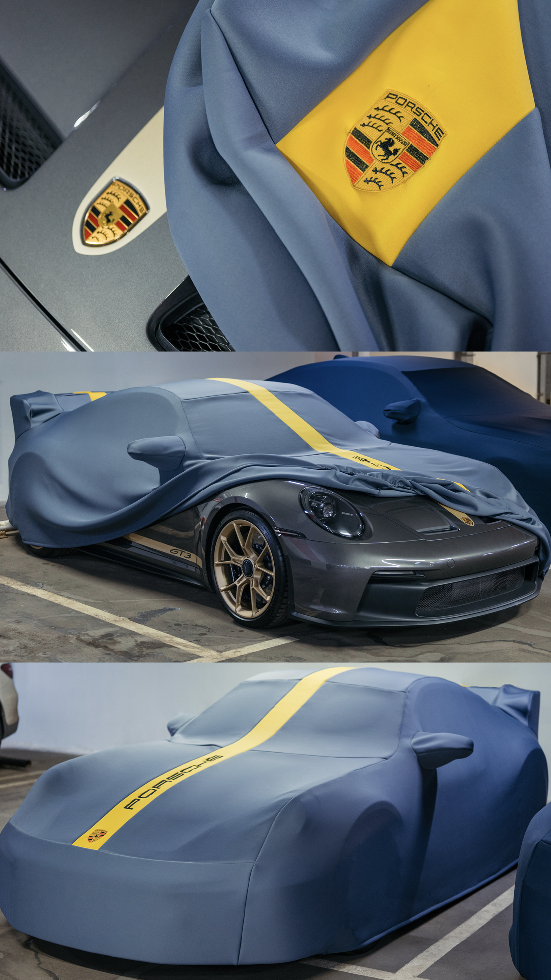 Porsche GT3 и BMW M4 чехлы для гаражного хранения. DeLorein