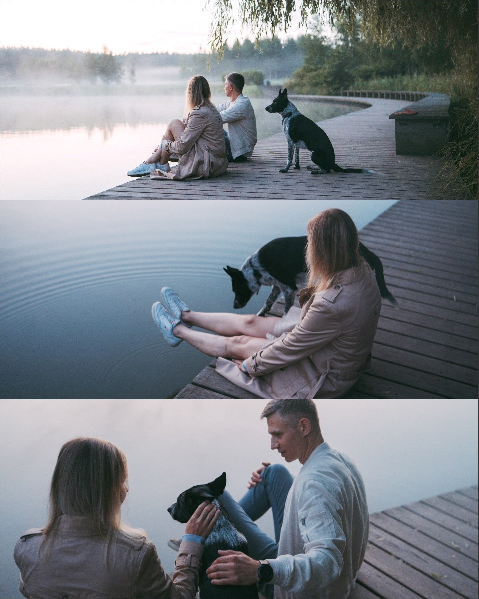 Катя, Сергей и Флинт. Фотограф анималист в Москве и Санкт-Петербурге Свиридова Анна