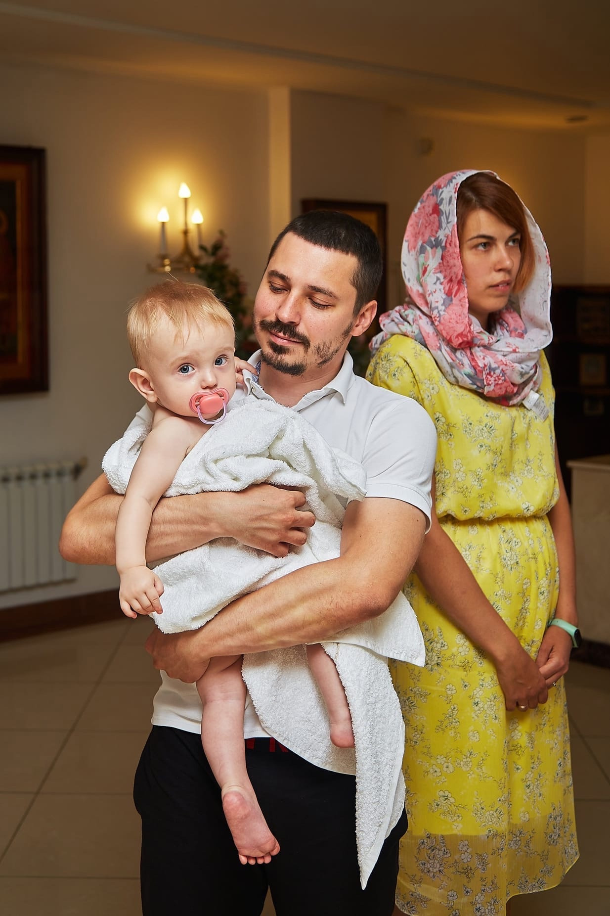 Крещение. Детский, семейный и школьный фотограф в Москве Орехова Марина