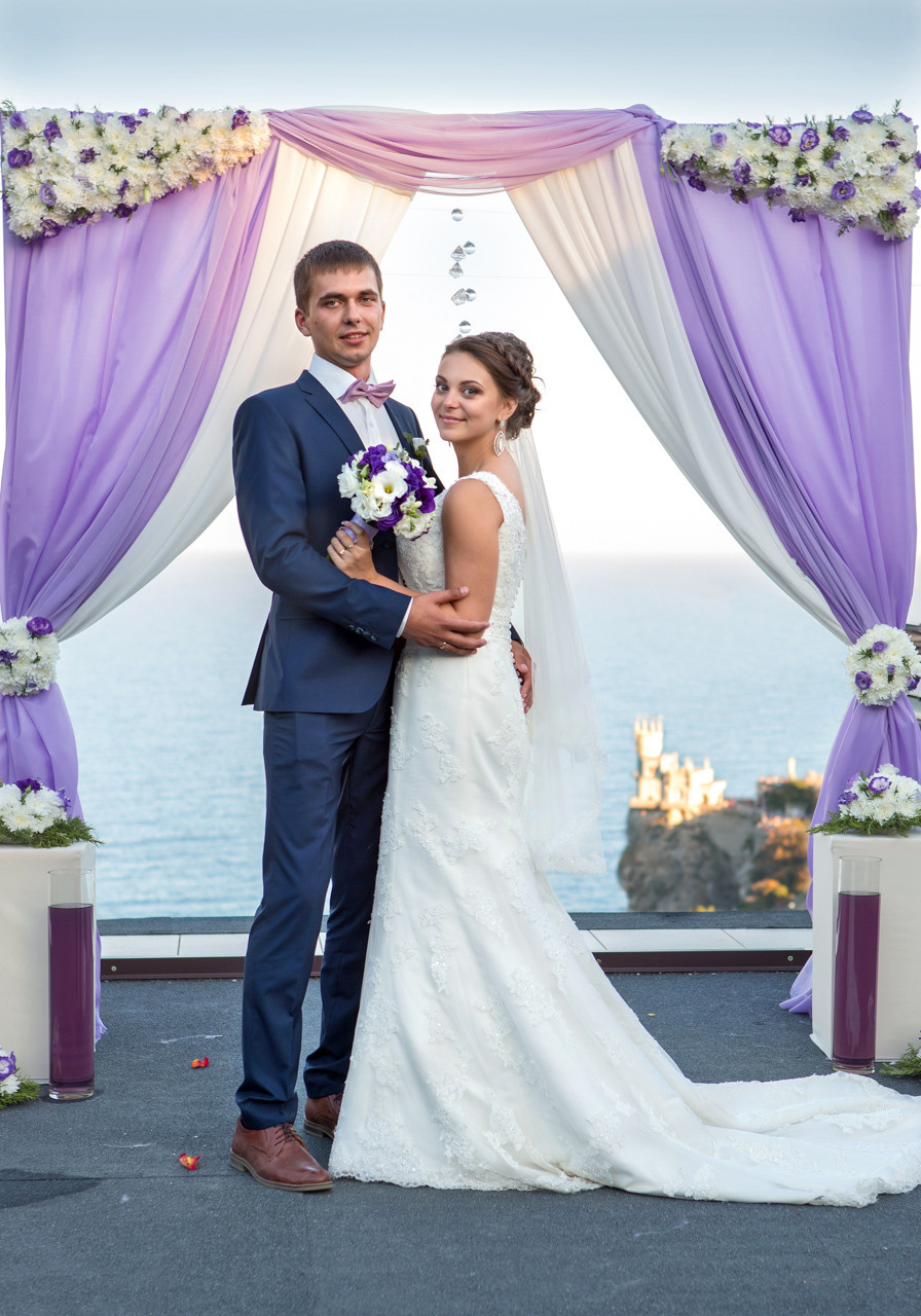 Свадьба Олега и Юлии. Свадебный и семейный фотограф в Форосе, г. Ялта Виктор Рябиченко