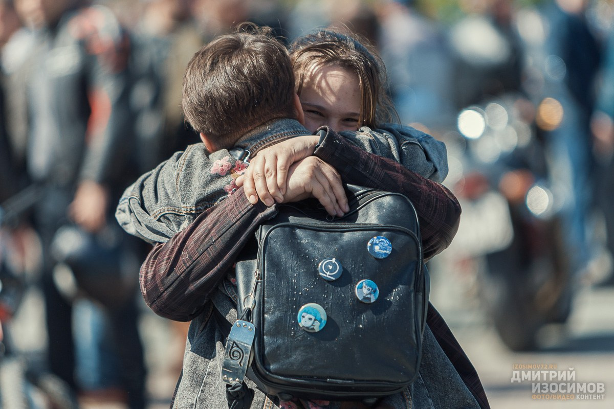 Слёт байкеров