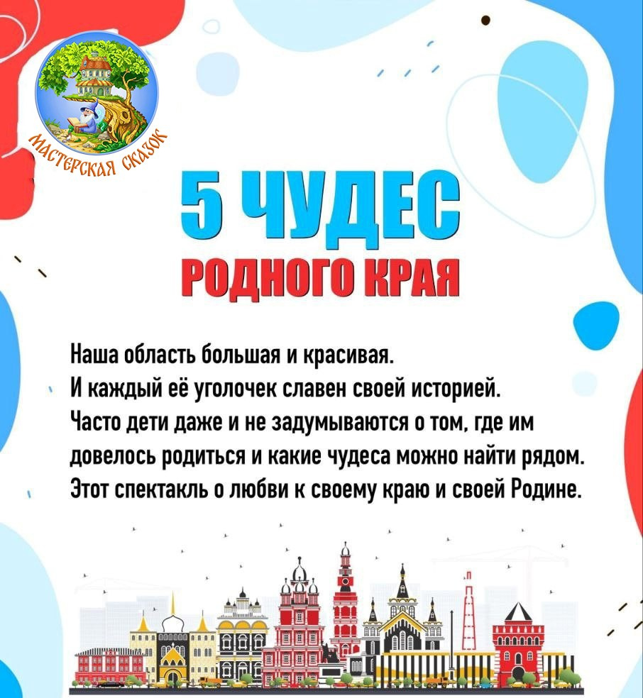 РЕПЕРТУАР. Театральная студия «Мастерская сказок»